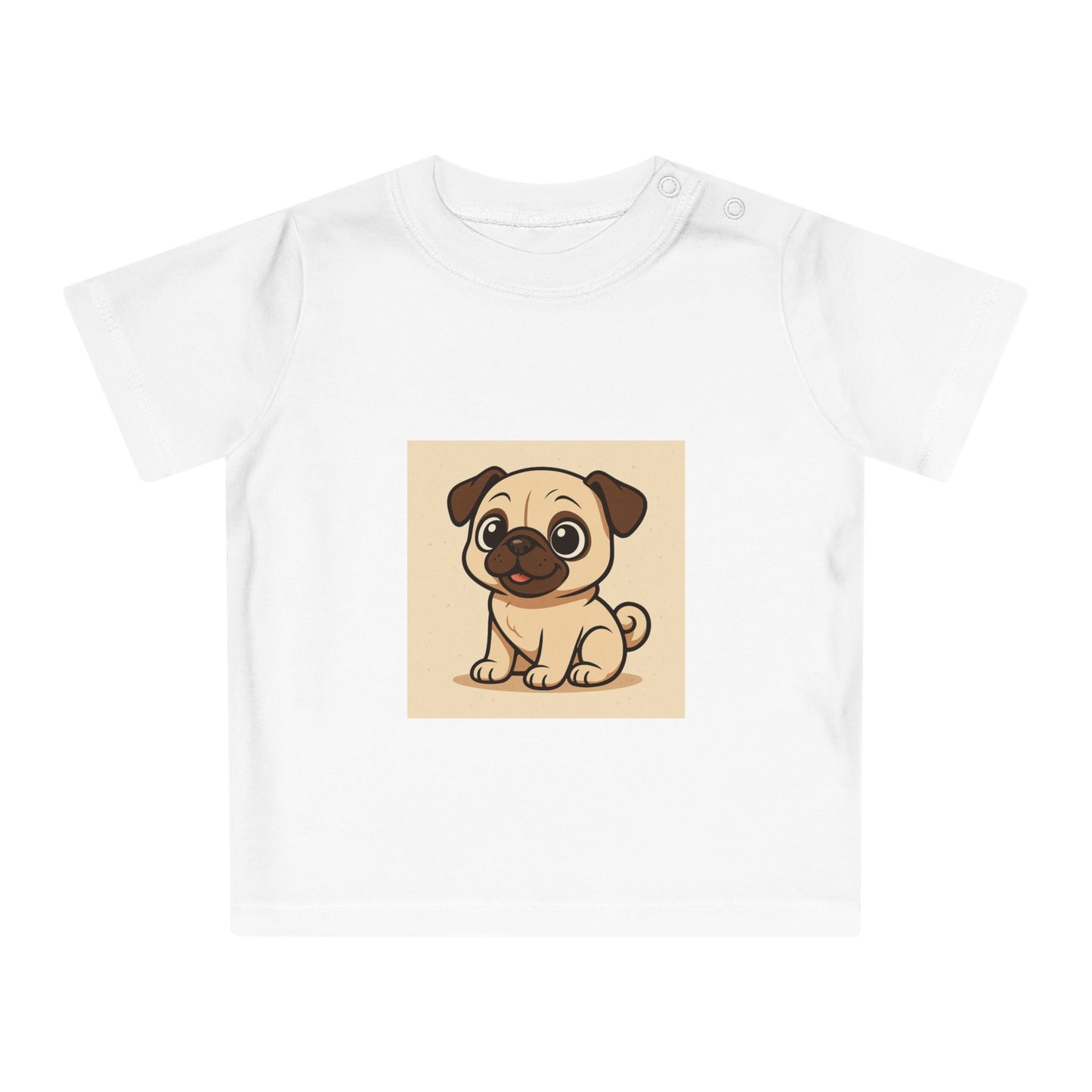 Cute Pug Baby T-Shirt - Adorable Toddler Tee
