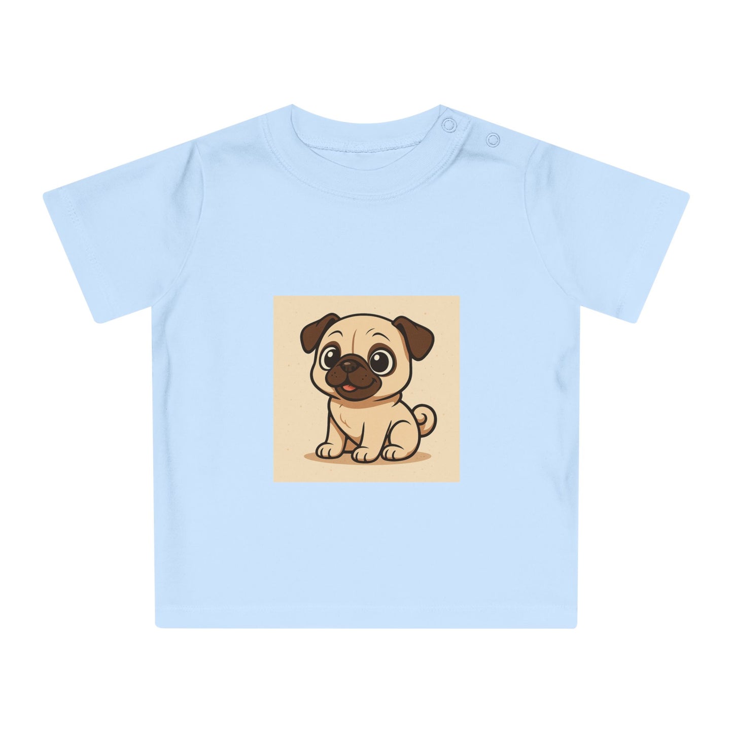 Cute Pug Baby T-Shirt - Adorable Toddler Tee