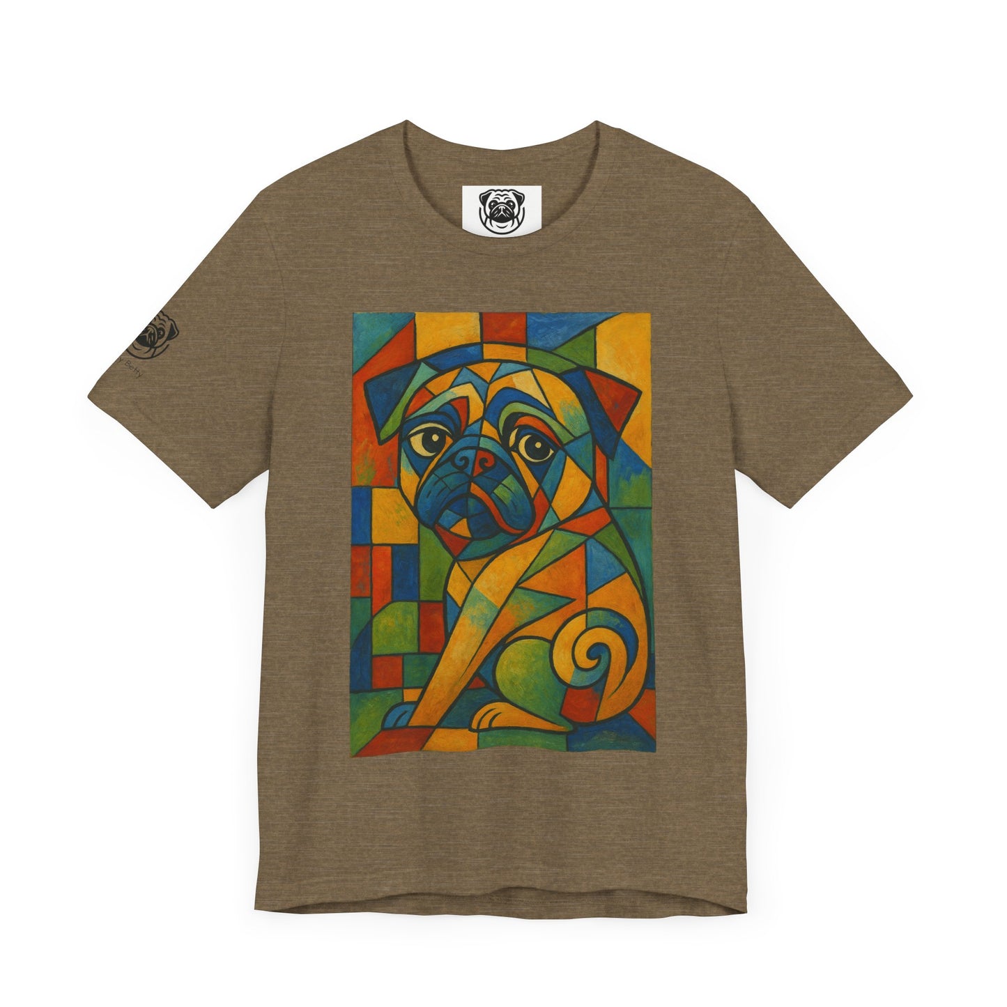Unisex Artistic Dog Graphic - Vibrant & Fun