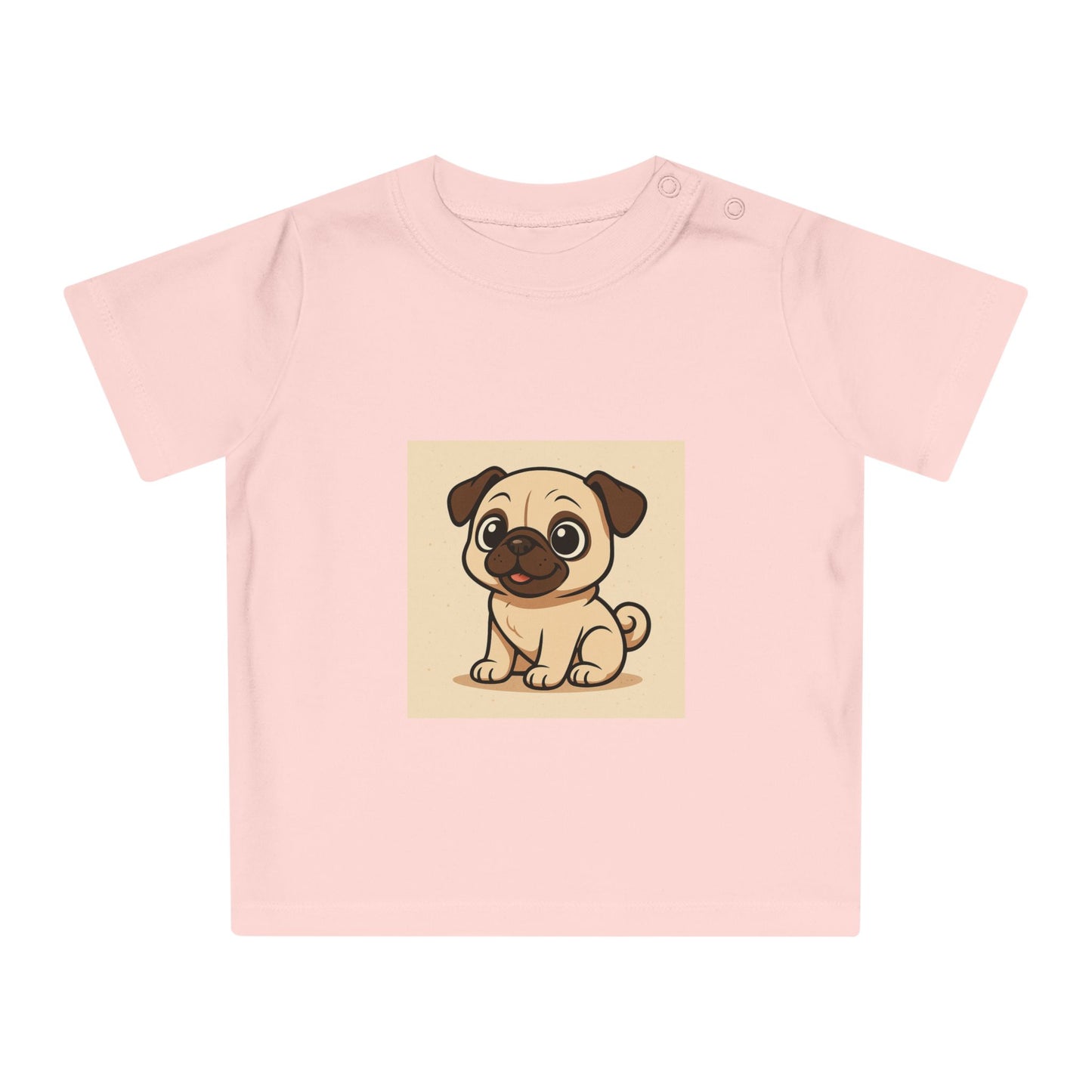 Cute Pug Baby T-Shirt - Adorable Toddler Tee
