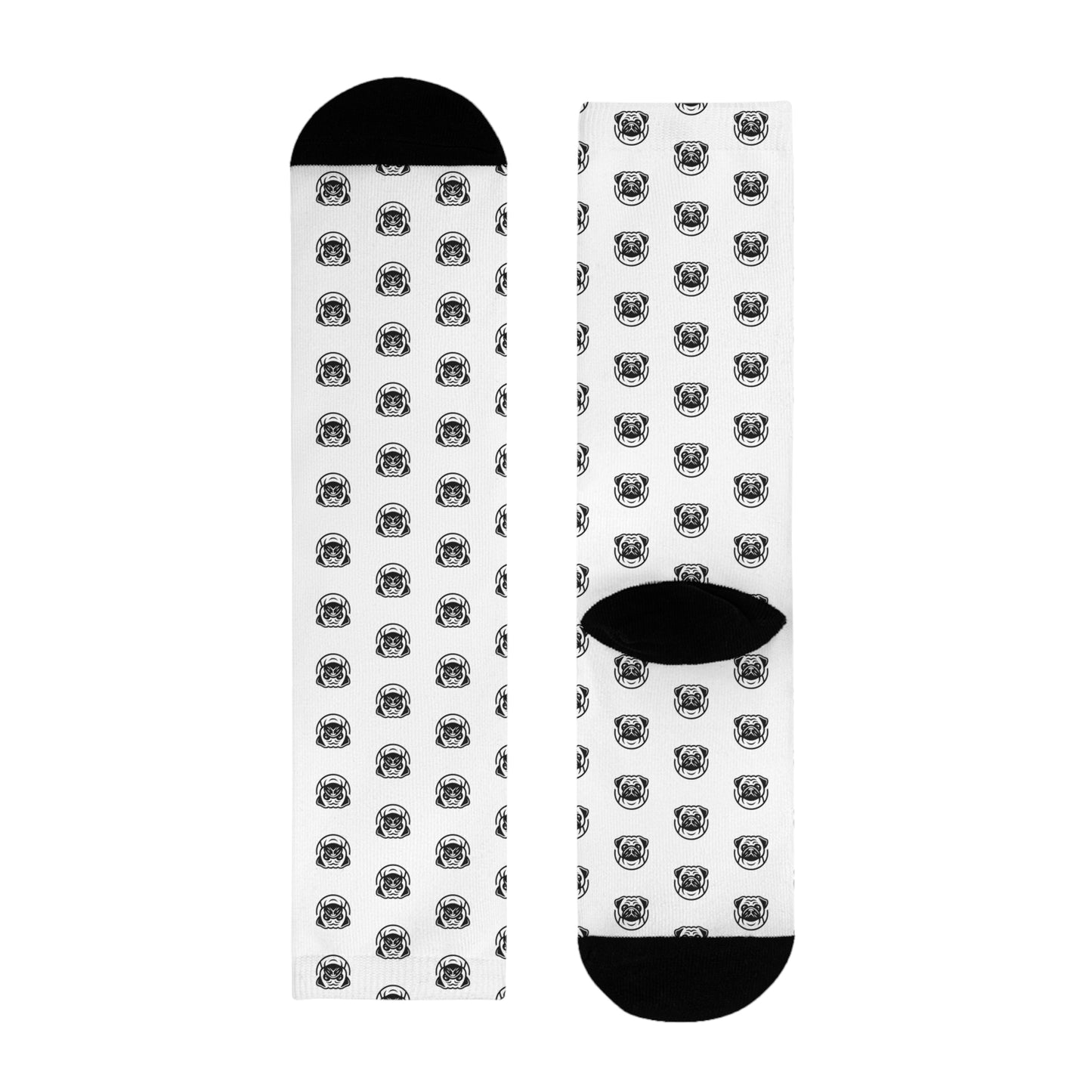 Unisex Socks with Crazy Betty Logo - Unique Sublimation Design for Everyday Wear