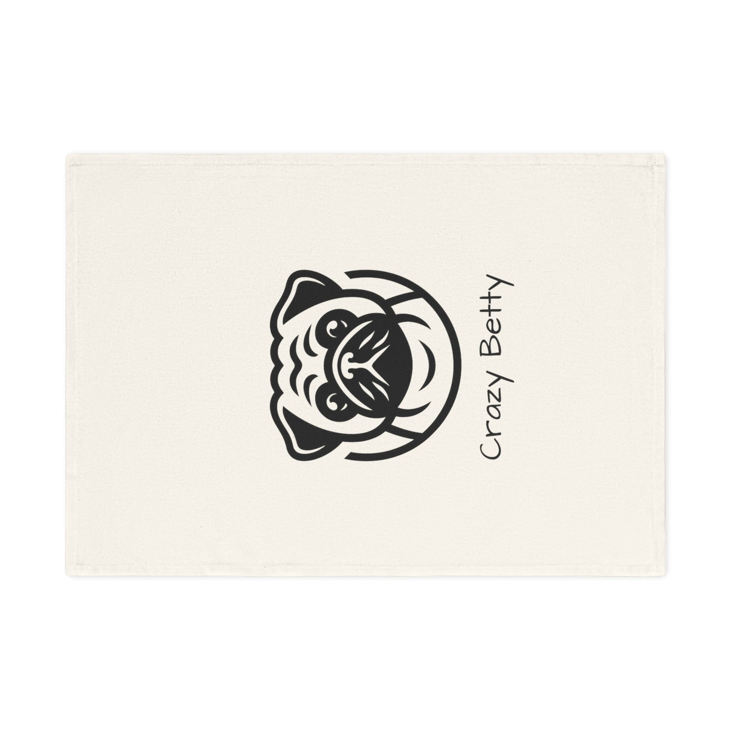 Funny Pug Cotton Tea Towel - Crazy Betty Kitchen Decor