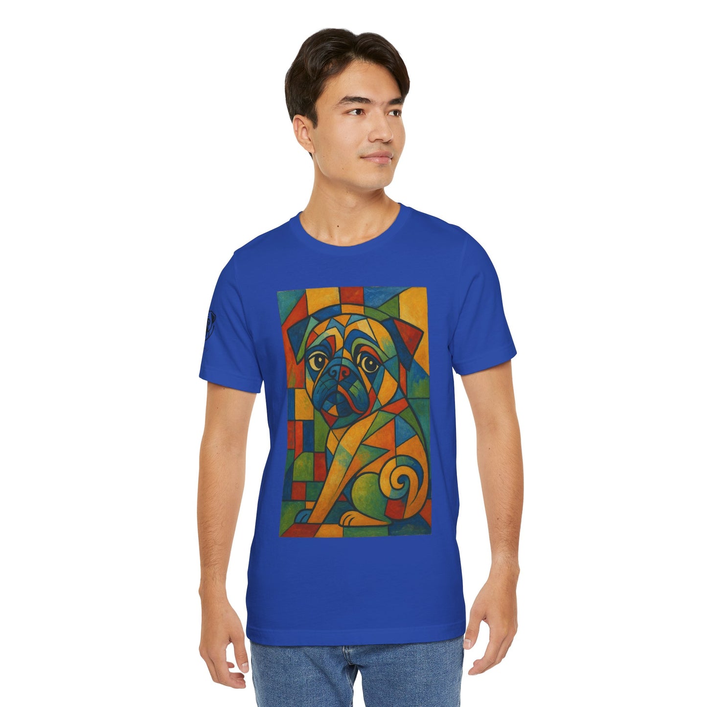 Unisex Artistic Dog Graphic - Vibrant & Fun