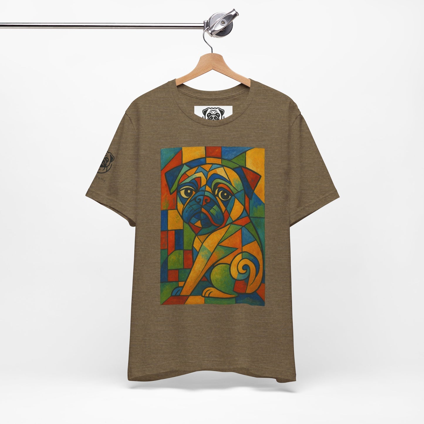 Unisex Artistic Dog Graphic - Vibrant & Fun