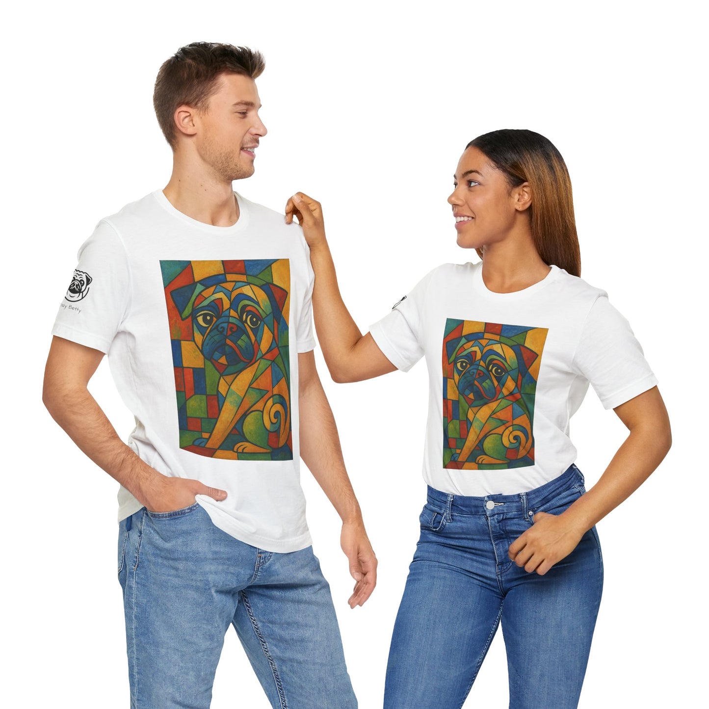 Unisex Artistic Dog Graphic - Vibrant & Fun