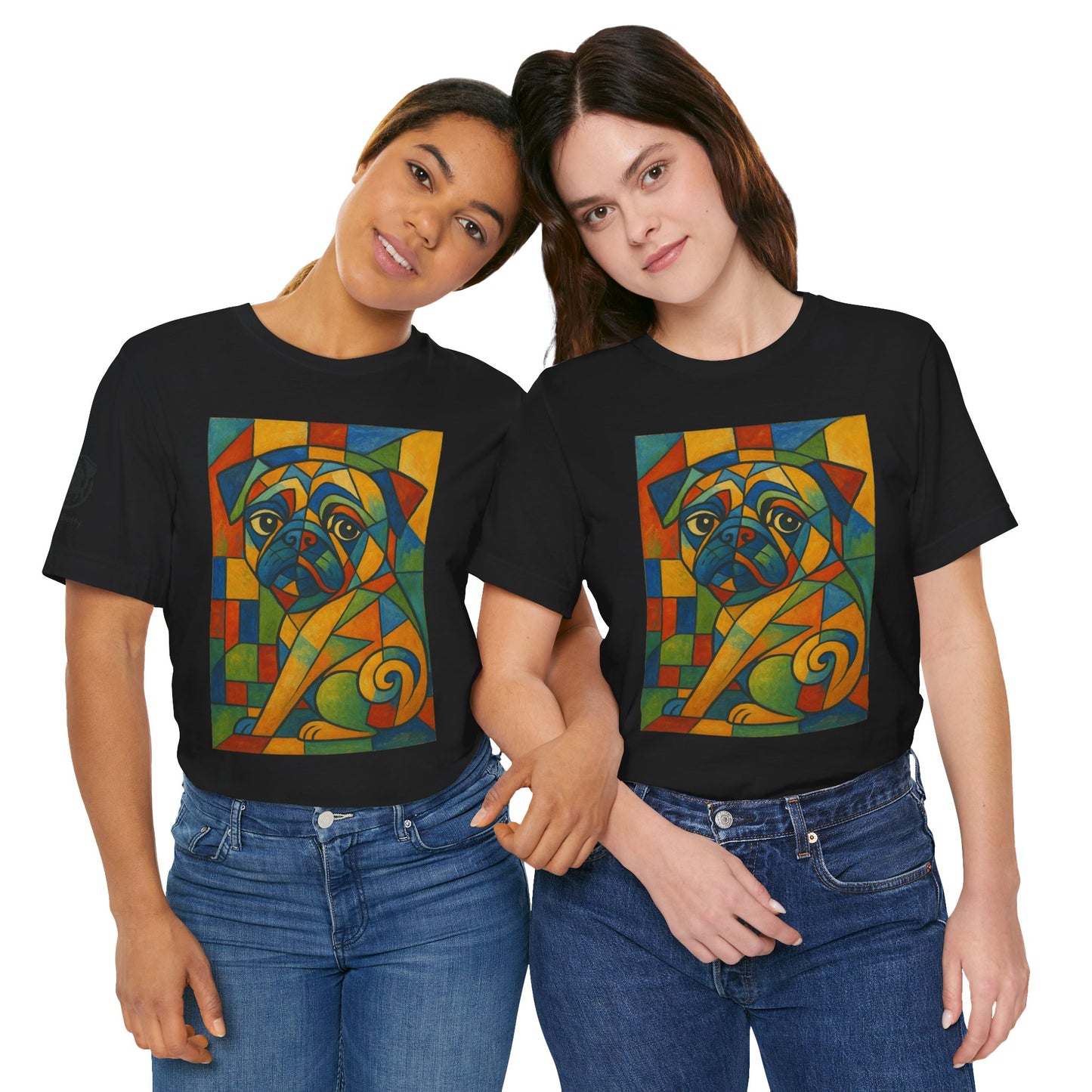 Unisex Artistic Dog Graphic - Vibrant & Fun