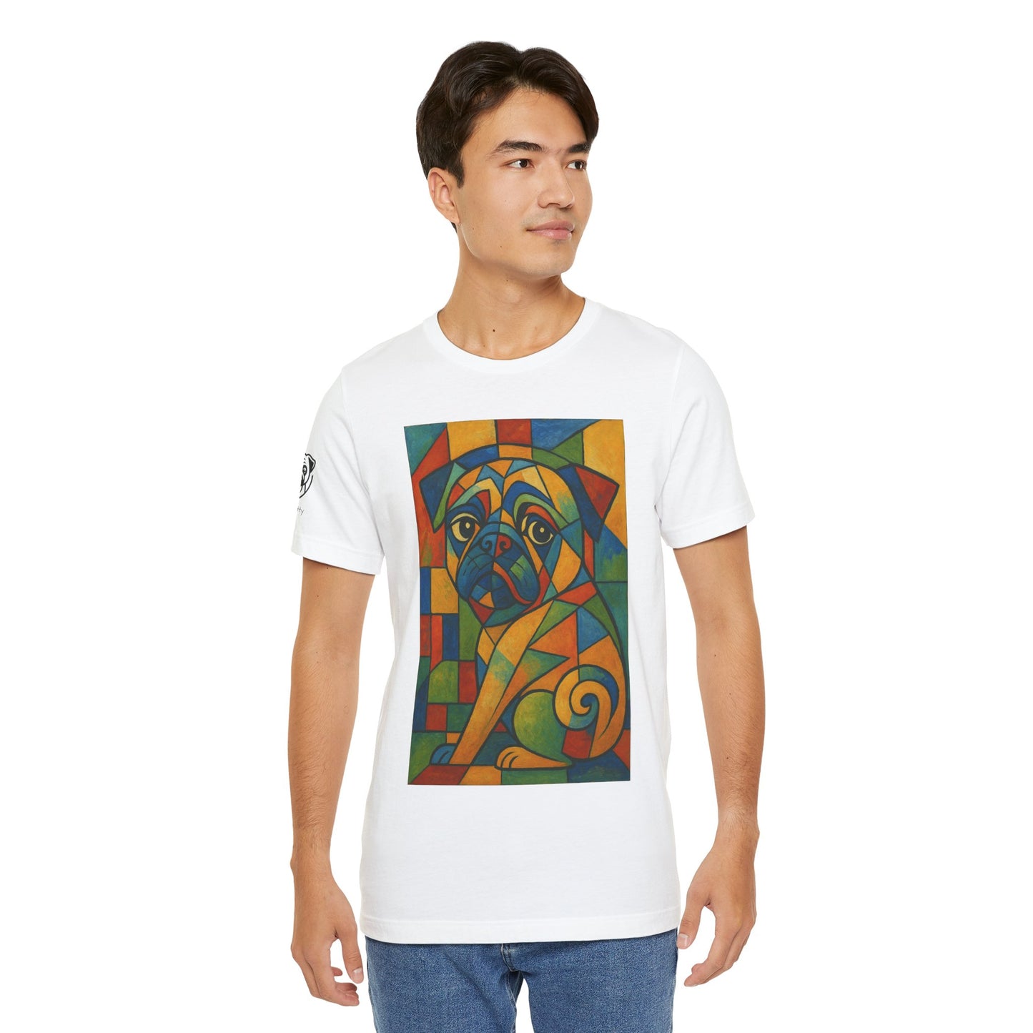Unisex Artistic Dog Graphic - Vibrant & Fun