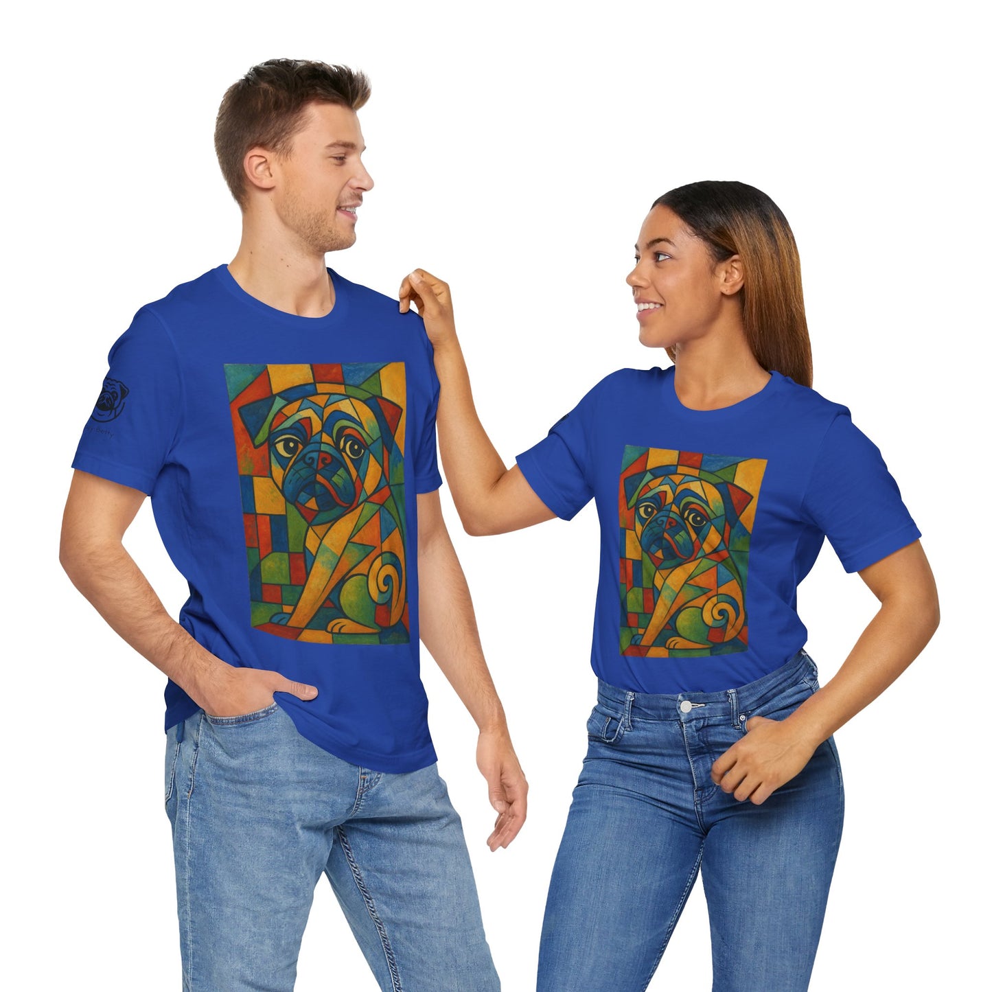 Unisex Artistic Dog Graphic - Vibrant & Fun