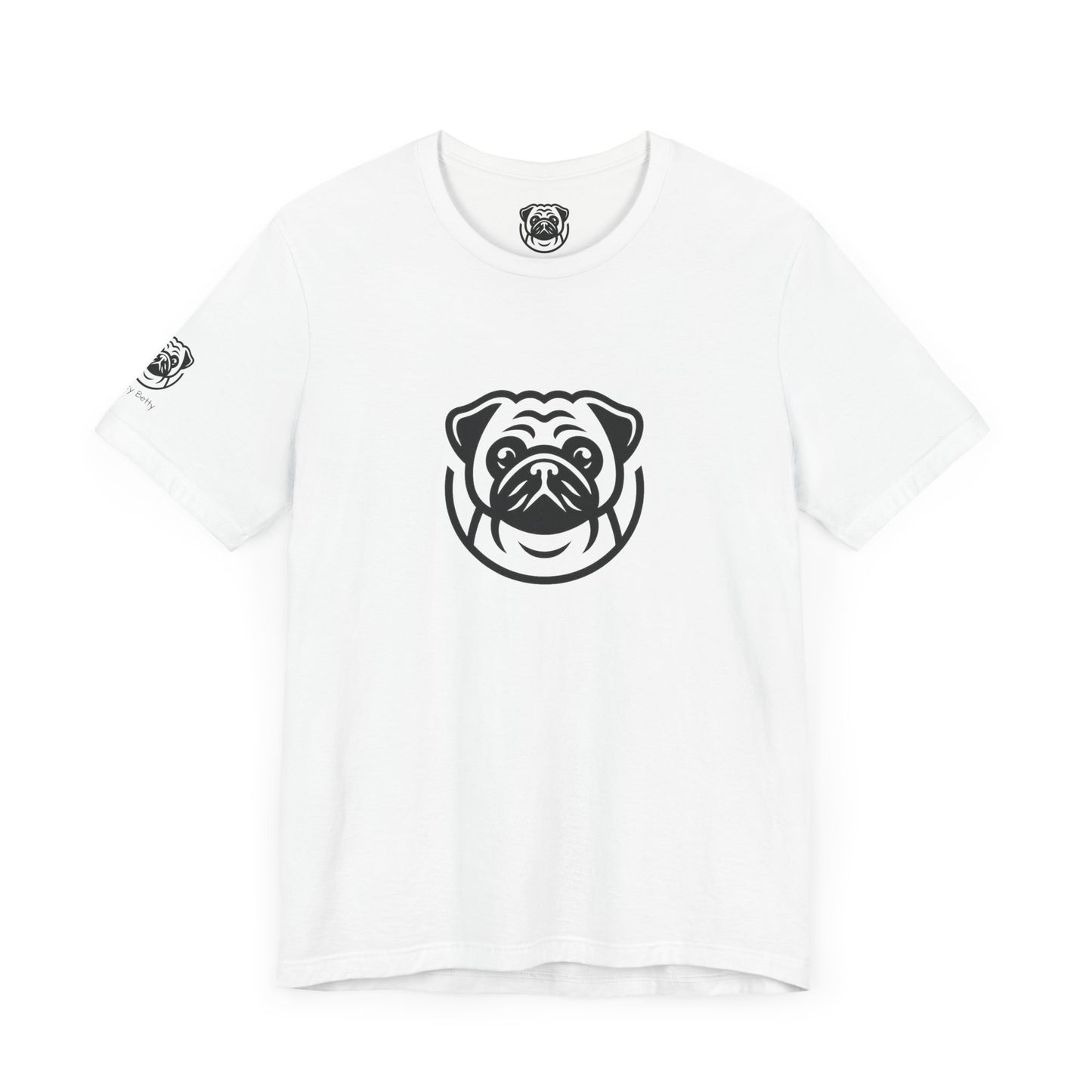 Unisex T-Shirt with Big crazy Betty Logo - Unisex Jersey Short Sleeve T-Shirt for Dog Lovers