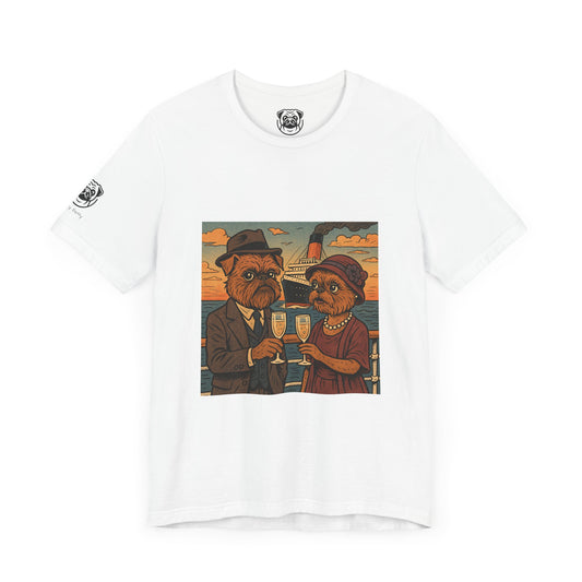 Unisex Vintage Dog Lovers' Tee - Celebrating Love & Friendship